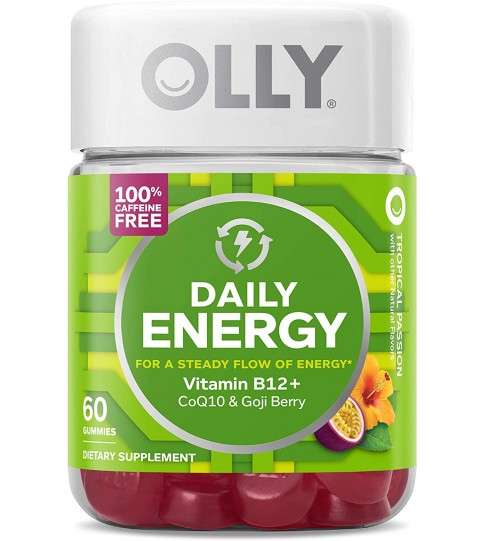 OLLY Daily Energy Gummy, 30 Day Supply - 60 Gummies