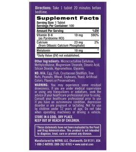 Natrol Melatonin Advanced Sleep Tablets, 10mg, 100 Count