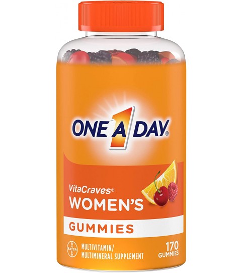 One A Day Women’s VitaCraves Multivitamin Gummies, 170 Count