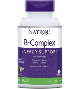 Natrol B-Complex Fast Dissolve Tablets, Coconut flavor, 90 Count