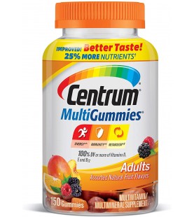 Centrum MultiGummies for Adults, Assorted Fruit Flavor - 150 Count