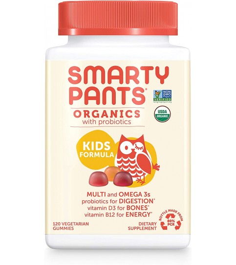 Daily Organic Gummy Kids Multivitamin: Probiotic (120 Count)