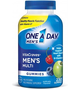 One A Day Men’s VitaCraves Multivitamin Gummies, 230 count