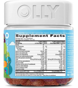 OLLY Kids Multi + Probiotic Gummy Multivitamin, 35 Day Supply (70 Count)