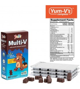 Yum-V MultiVitamins Chewables for Kids, Milk Chocolate (60 Ct)