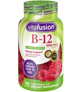 Vitafusion Vitamin B-12 1000 mcg Gummy Supplement, 140ct