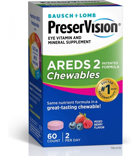 Preservision Areds 2 Formula Chewables, 60 Count