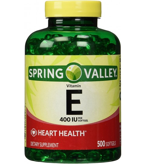 Spring Valley E Vitamin Dietary Supplement 500 ct