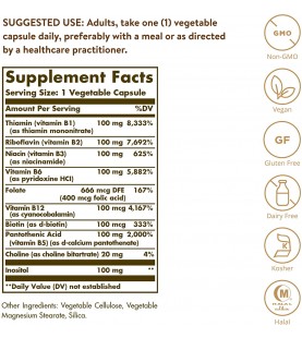 Solgar B-Complex "100", 100 Vegetable Capsules