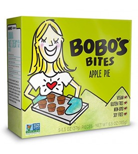 Bobo's Oat Bars Bites, Apple Pie, GF (6x5x1.3 OZ)