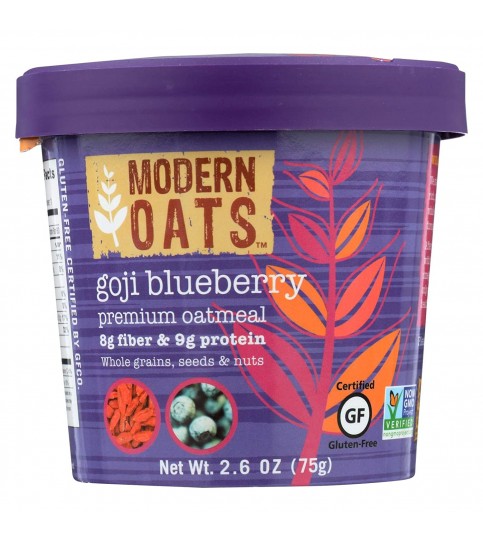 Modern Oats Goji Blueberry Oatmeal (6x2.6 OZ)