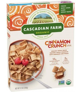 Cascadian Farm Cinn Crunch Cereal (10x9.2OZ )