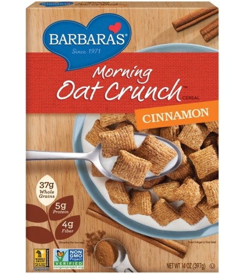 Barbara's Bakery Morn Oat Crunch Cinn (6x14OZ )