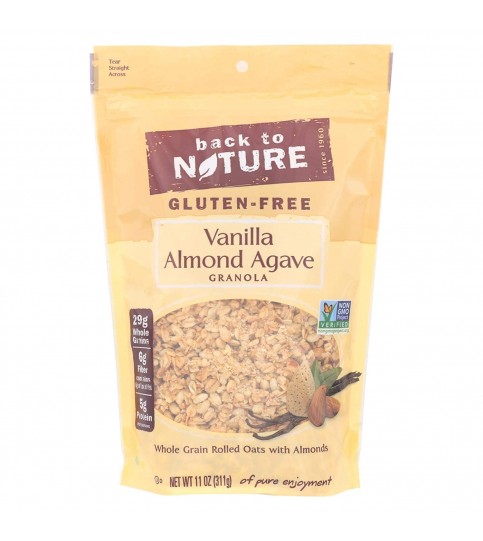 Back To Nature Vanilla Almond Agave Granola (6x11 OZ)