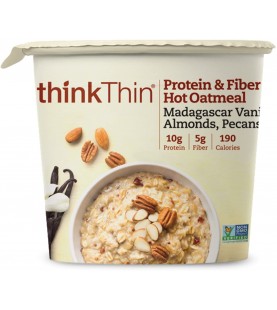 ThinkThin Madagascar Vanilla Oatmeal Single Serve (6x1.76 OZ)