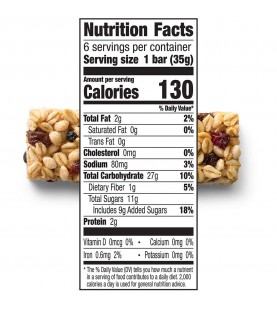 Cascadian Farms Harvest Berry Granola Bar (12x7.4 Oz)