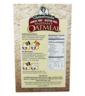 Glutenfreeda Oatmeal Mpl Rasin (8x10.5 Oz)