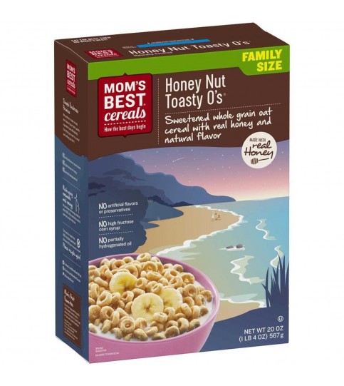 Mom's Best Naturals Honey & Nut Toasty O' Cereal (10x20 Oz)