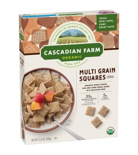Cascadian Farm Multi Grain Sqrs (10x12.3OZ )