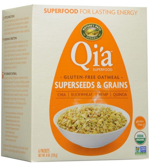 Nature's Path Organic Qi'a Oatmeal Superseeds & Grains (6x8 OZ)