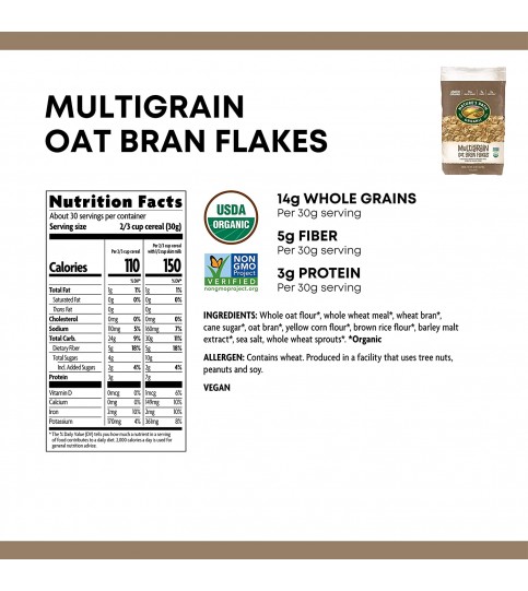 Nature's Path Multigrain Flake Cereal (6x32 Oz)