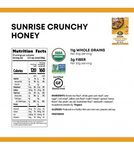 Nature's Path Sunrise Crunchy Honey (12x10.6 OZ)