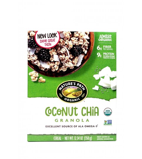 Nature's Path Chia Plus Coconut Chia Granola (12x12.34 Oz)