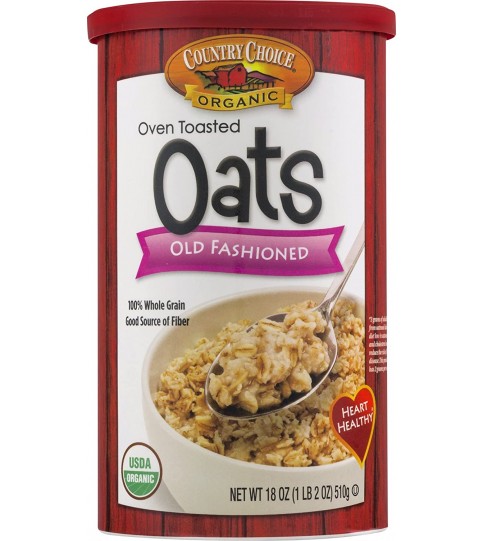 Country Choice Organic Oven Toasted Old Fashioned Oats (6x18 OZ)