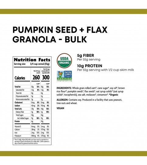 Nature's Path Flax Plus W/P Granola (1x25lb)