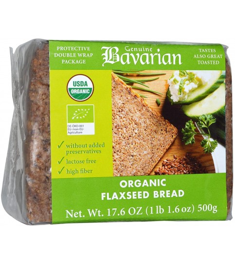 Bavarian Breads Organic Flaxseed Bread (6x17.6Oz)