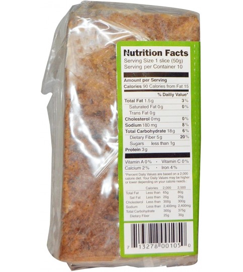 Bavarian Breads Organic Flaxseed Bread (6x17.6Oz)