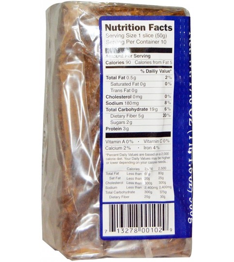 Bavarian Breads Organic Pumpernickel Bread (6x17.6Oz)