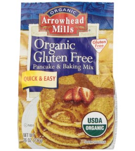 Arrowhead, Organic Gluten Free Pancake & Baking Mix (6x26Oz)