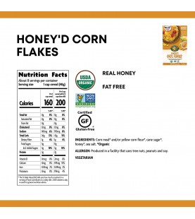 Nature's Path Honey'd Corn Flake Cereal (12x10.6 Oz)