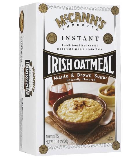 McCann's Instant Irish Oatmeal Maple Brown Sugar (12x15.1Oz)