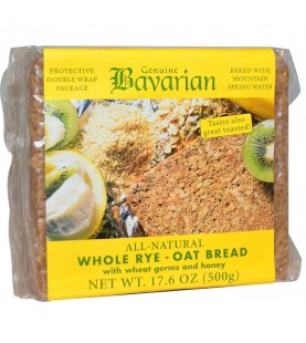 Bavarian Breads, Whole Rye-Oat Bread (6x17.6Oz)