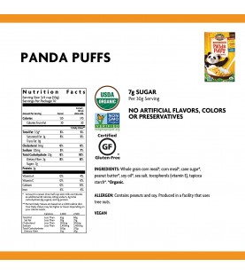 Envirokidz Panda Puffs Gluten Free (12x10.6 Oz)