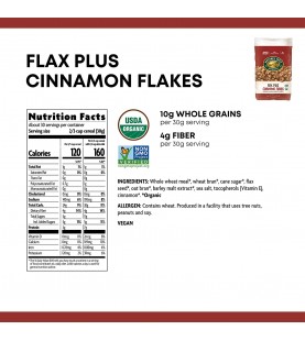 Nature's Path Flax Plus with Cinnamon (6x32 Oz)