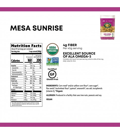 Nature's Path Mesa Sunrise F Cereal (6x26.4 Oz)