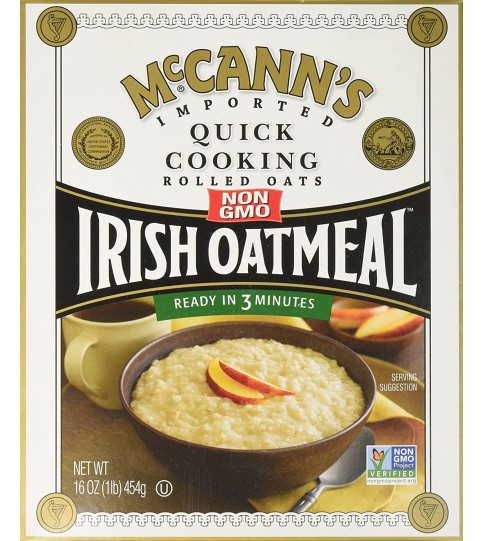 McCann's Quick Cook Irish Oatmeal (12x16 Oz)