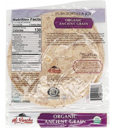 Mi Rancho Ancient Grain Tortillas (12x10.58 OZ)