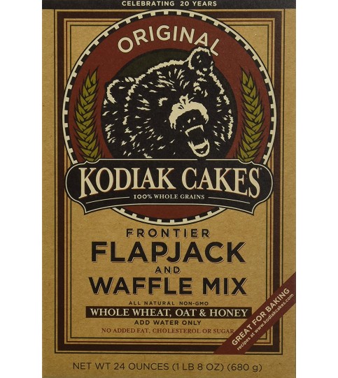 Kodiak Cakes Whole Wheat Honey Oat Flapjack/Waffle Mix (6x24 Oz)