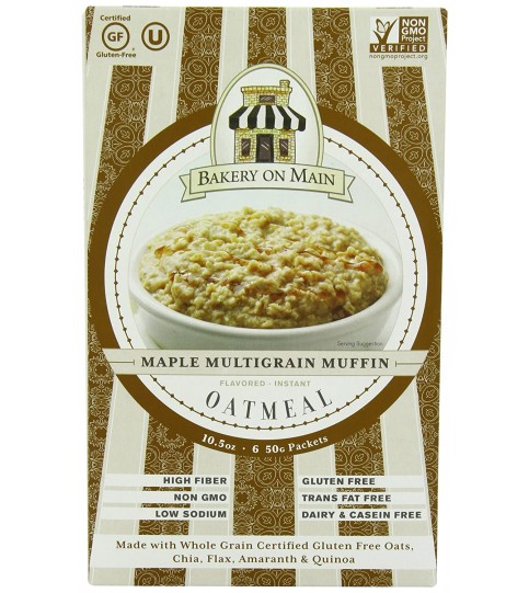 Bakery On Main Mapple MltGrain Instant Oatmeal (6x10.5OZ )