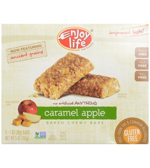 Enjoy Life Foods Caramel Apple Snack Bar Gluten Free (6x5 Oz)