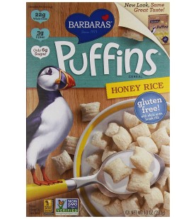 Barbara's Bakery Honey Rice Puffins (12x10OZ )