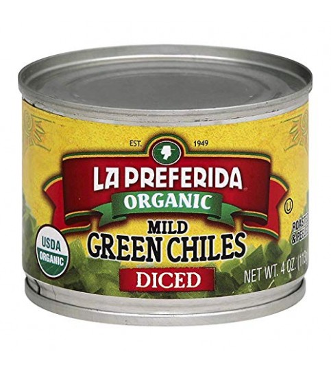 La Preferida Diced Green Mild Chiles (12x4 OZ)