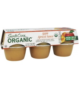 Santa Cruz Apricot Applesauce (12x6x4 Oz)