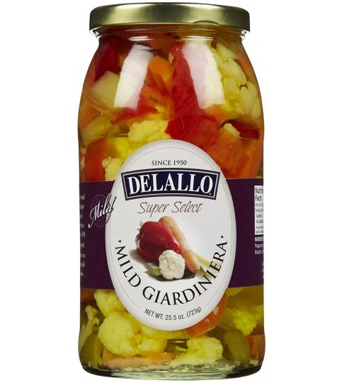 De Lallo Mild Giardinera (6x25.5 Oz)