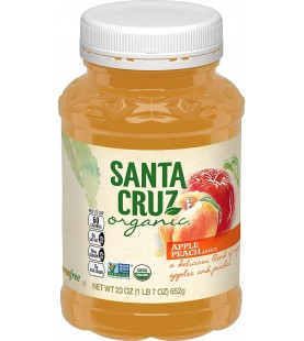 Santa Cruz Organics Apple Peach Sauce (12x23OZ )