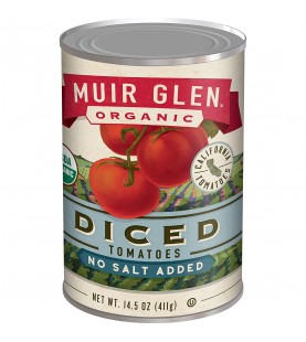 Muir Glen Diced Tomato No Salt (12x14.5 Oz)